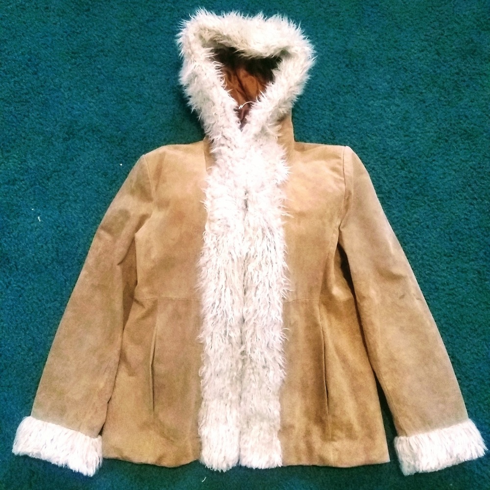 Vintage suede Giacca coat